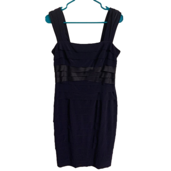 Jones Wear Dress navy size 8 - Picture 2 of 8